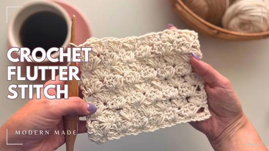How to Crochet the Flutter Stitch – A Delicate Puff & Double Crochet Pattern