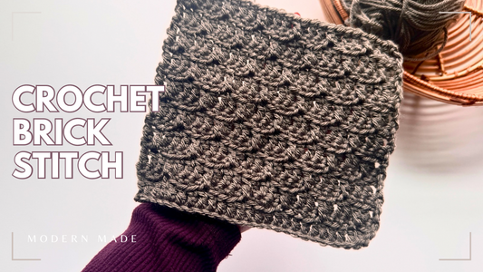 How to Crochet the Brick Stitch — A Unique and Textured Pattern