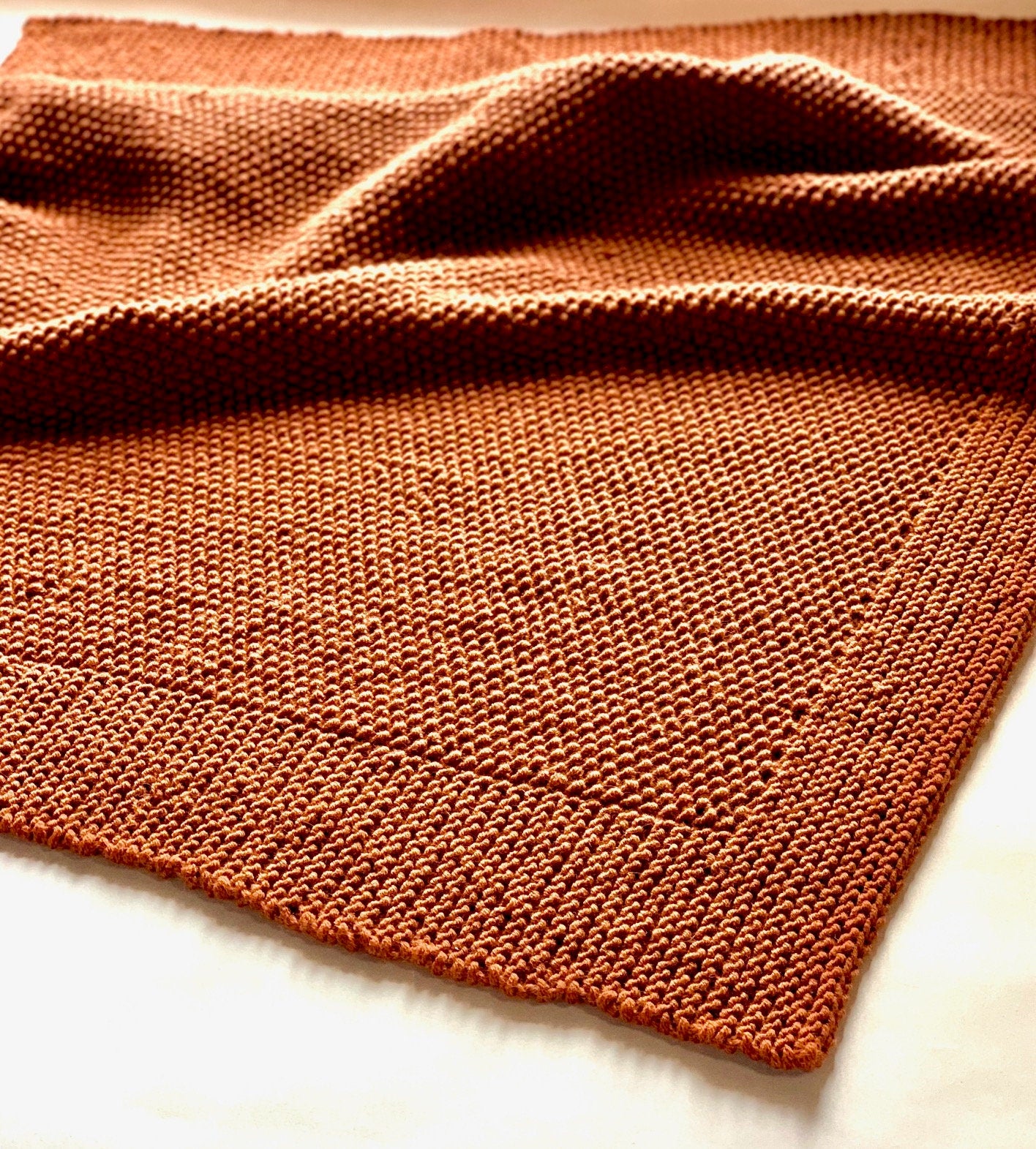 The Seedling Baby Blanket Knitting Pattern