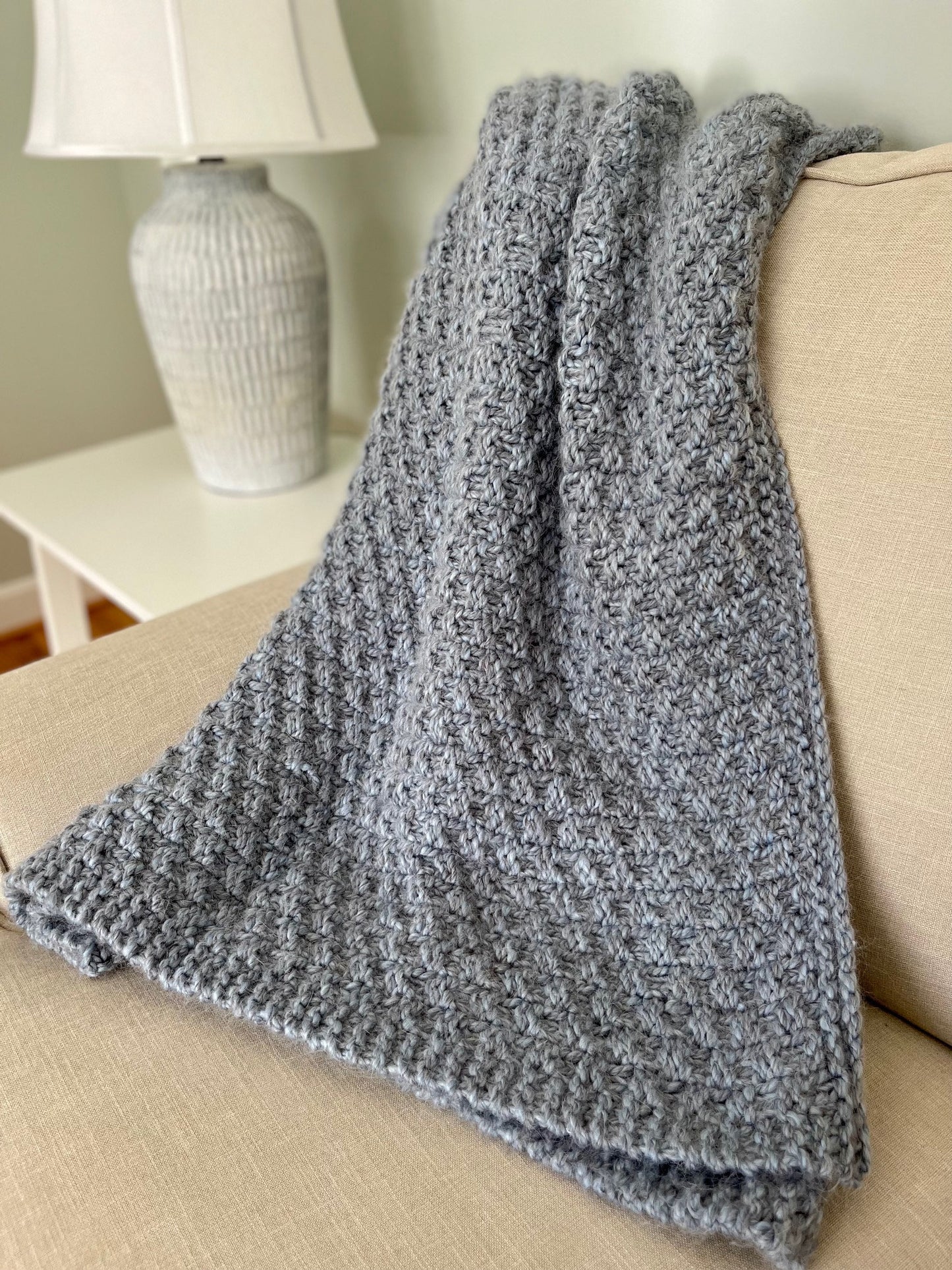 Cordate Throw Knitting Pattern