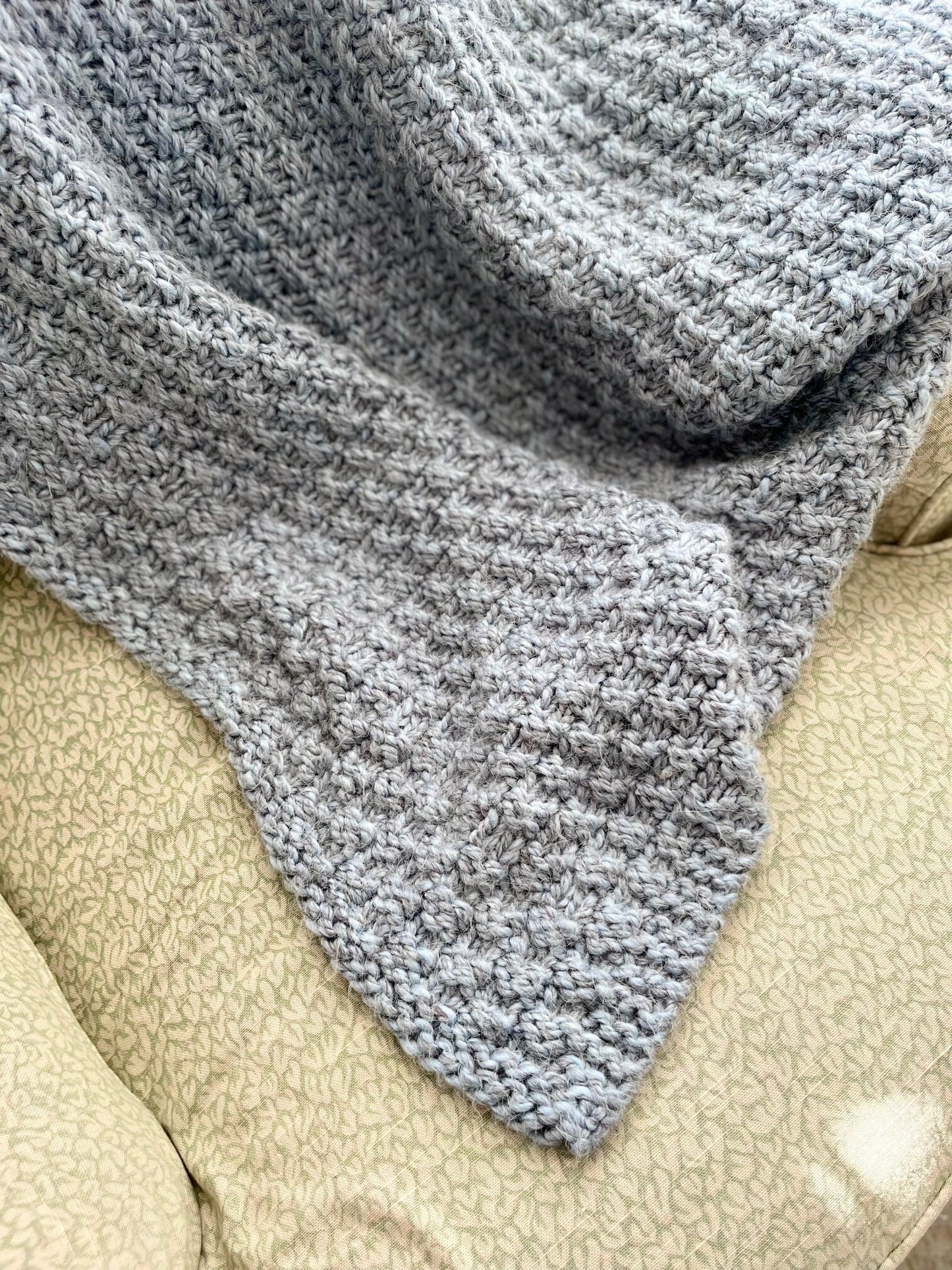 Cordate Throw Knitting Pattern
