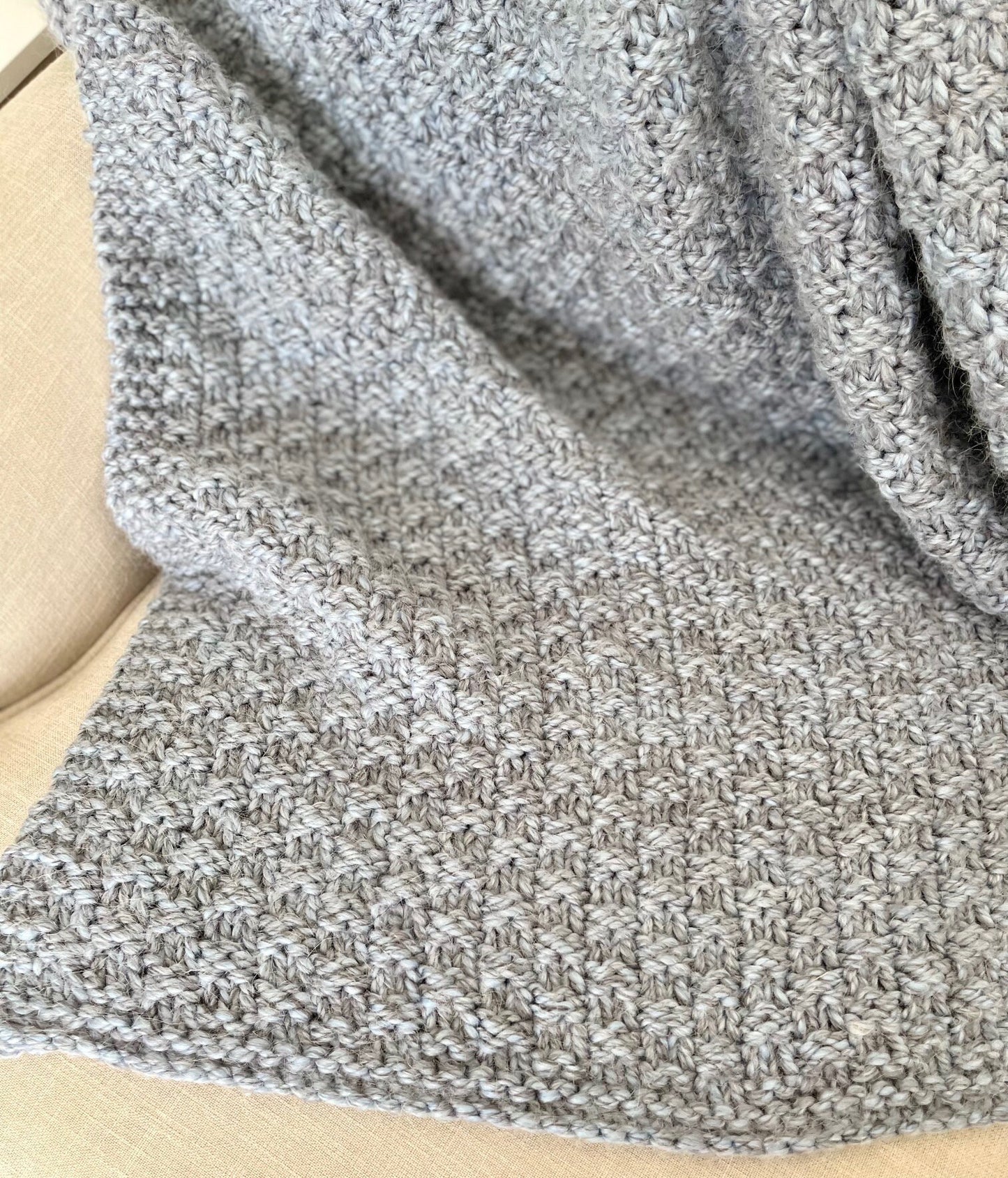 Cordate Throw Knitting Pattern
