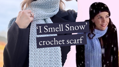 I Smell Snow Scarf Crochet Pattern