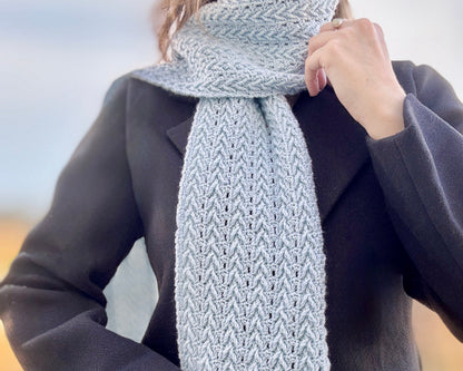 I Smell Snow Scarf Crochet Pattern