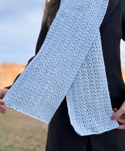 I Smell Snow Scarf Crochet Pattern