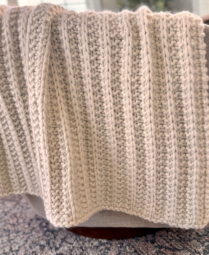 Knit Sweater Throw Pattern