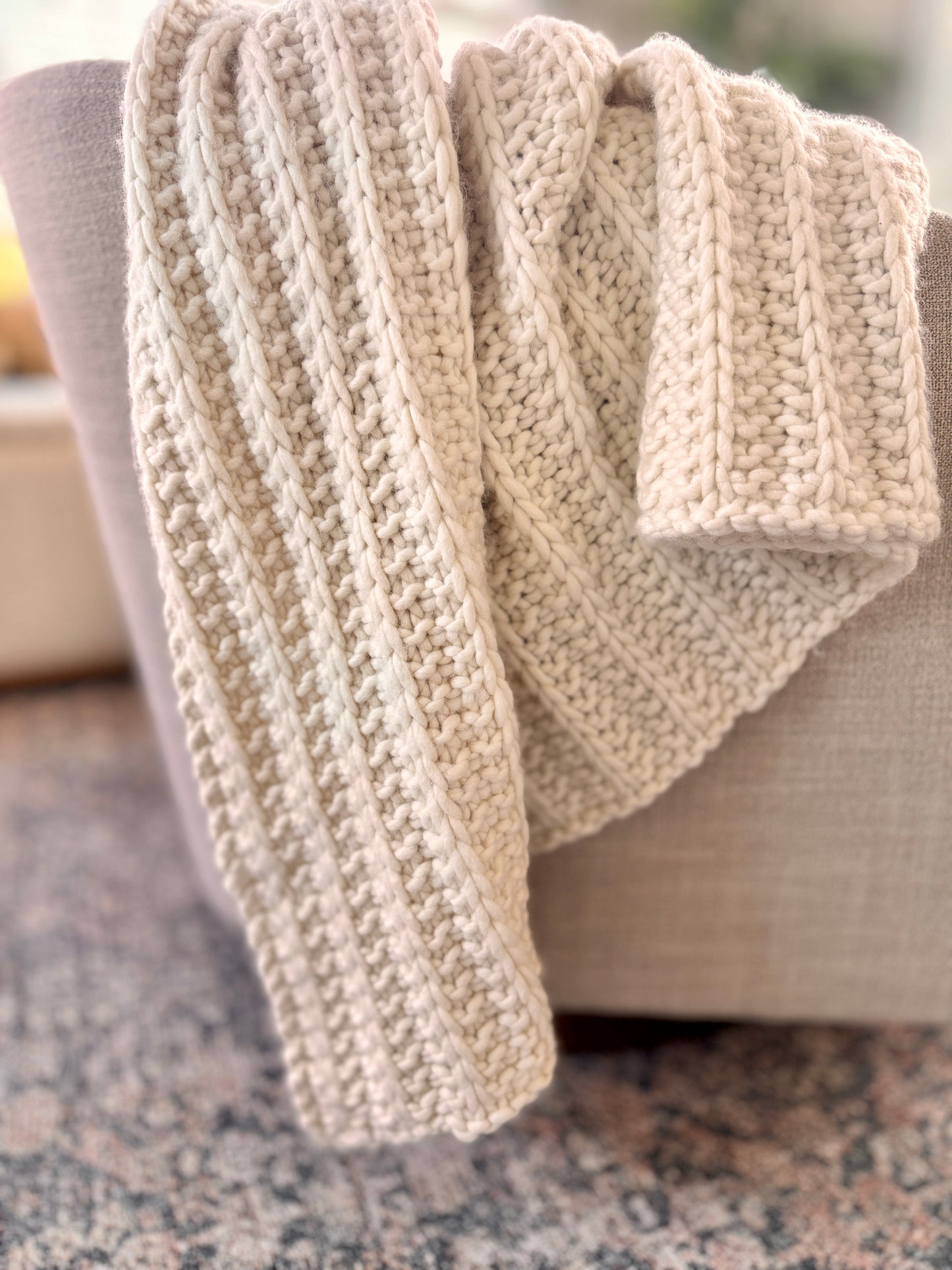 Knit Sweater Throw Pattern