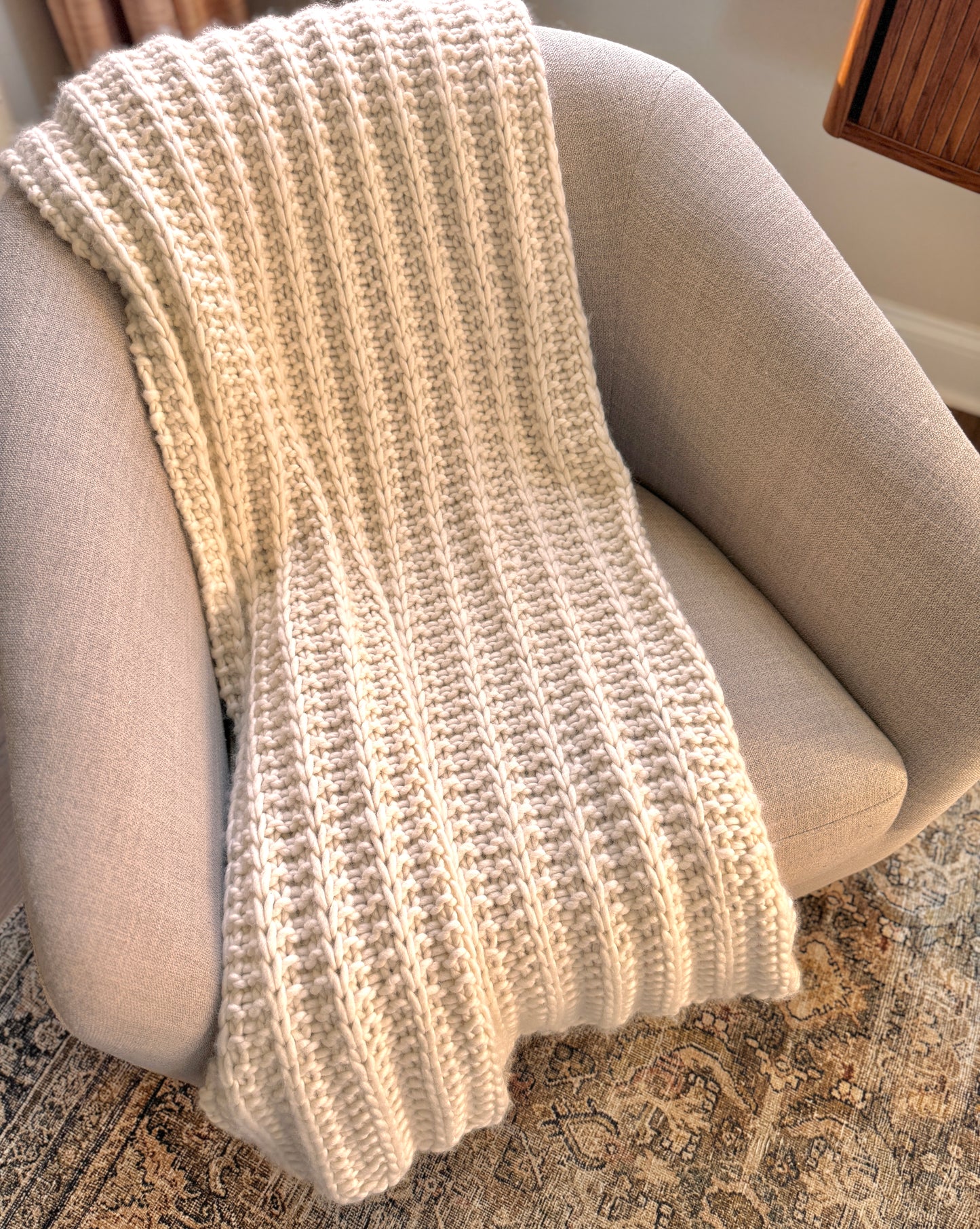 Knit Sweater Throw Pattern