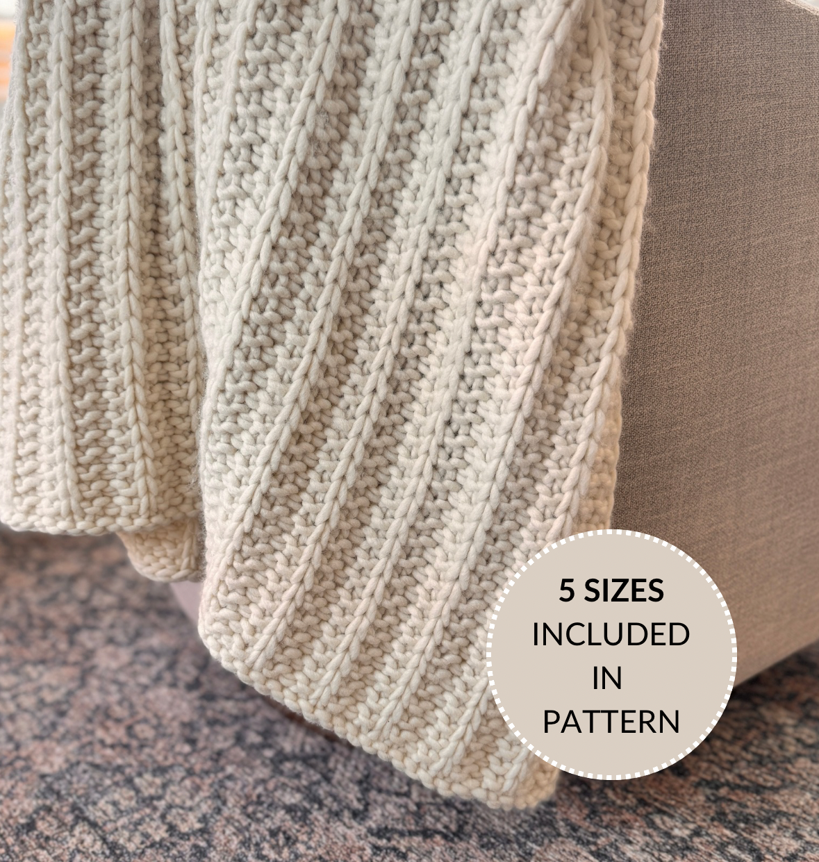 Knit Sweater Throw Pattern