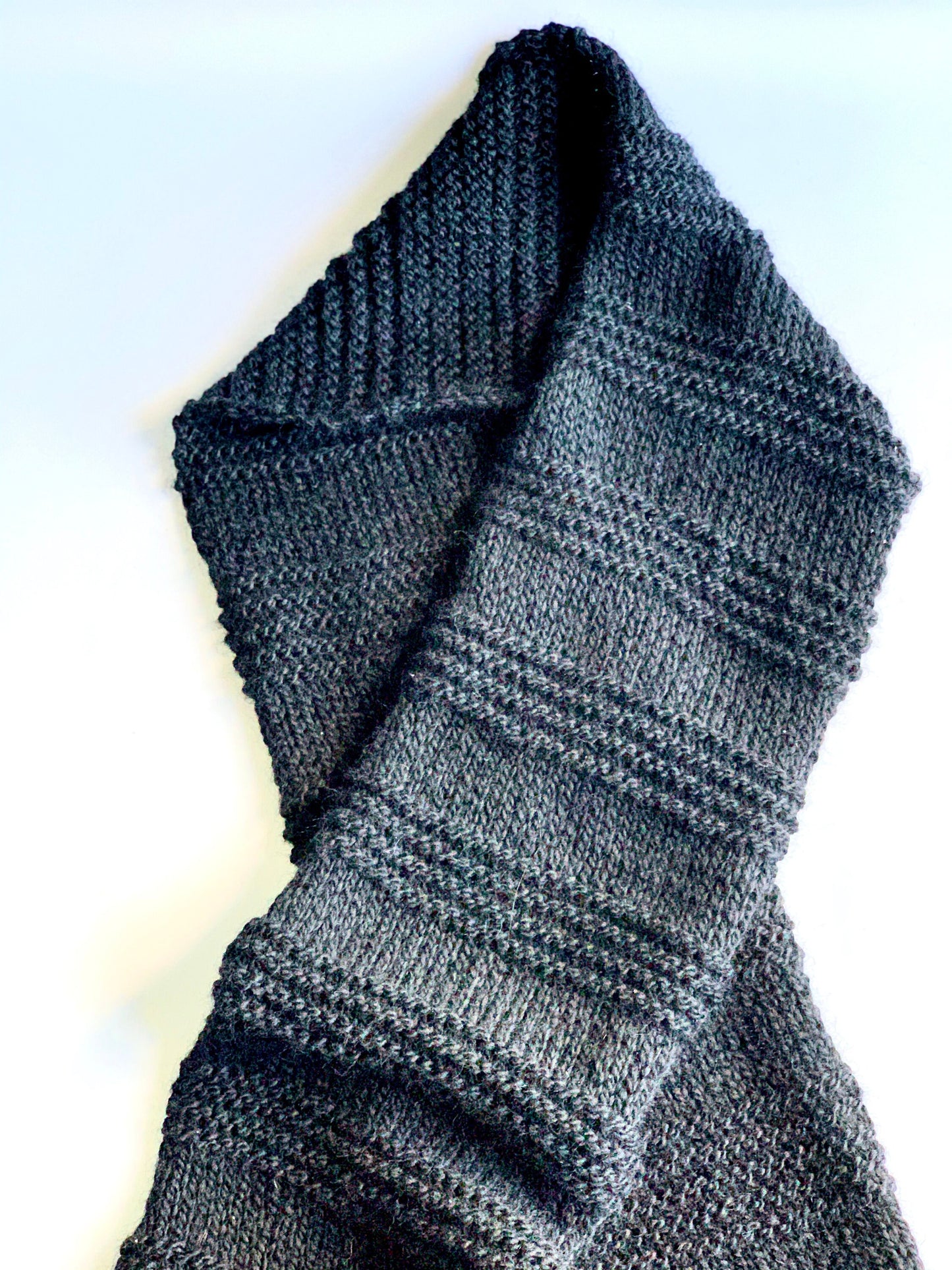 Soft Stripes Scarf Knitting Pattern