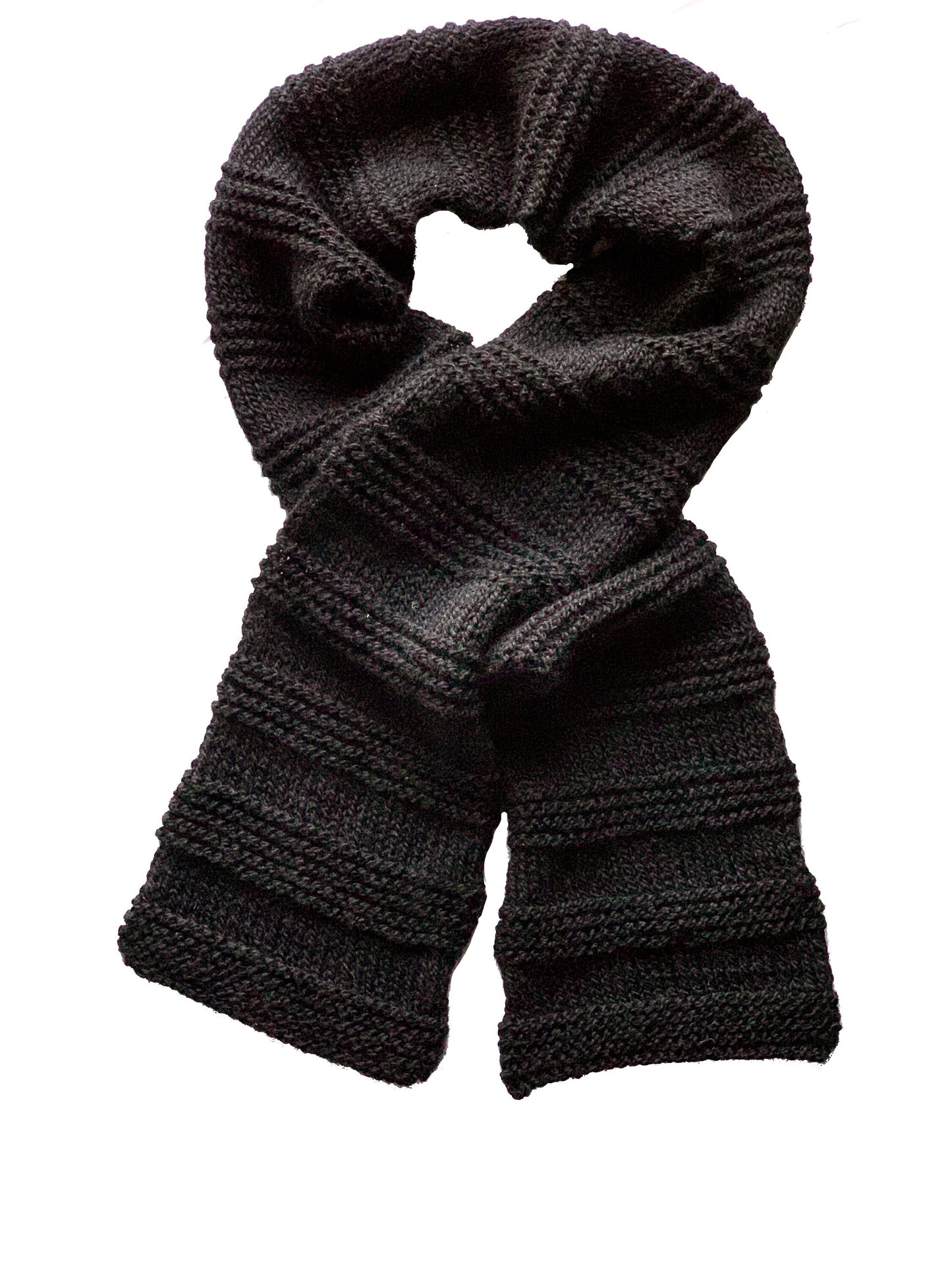 Soft Stripes Scarf Knitting Pattern