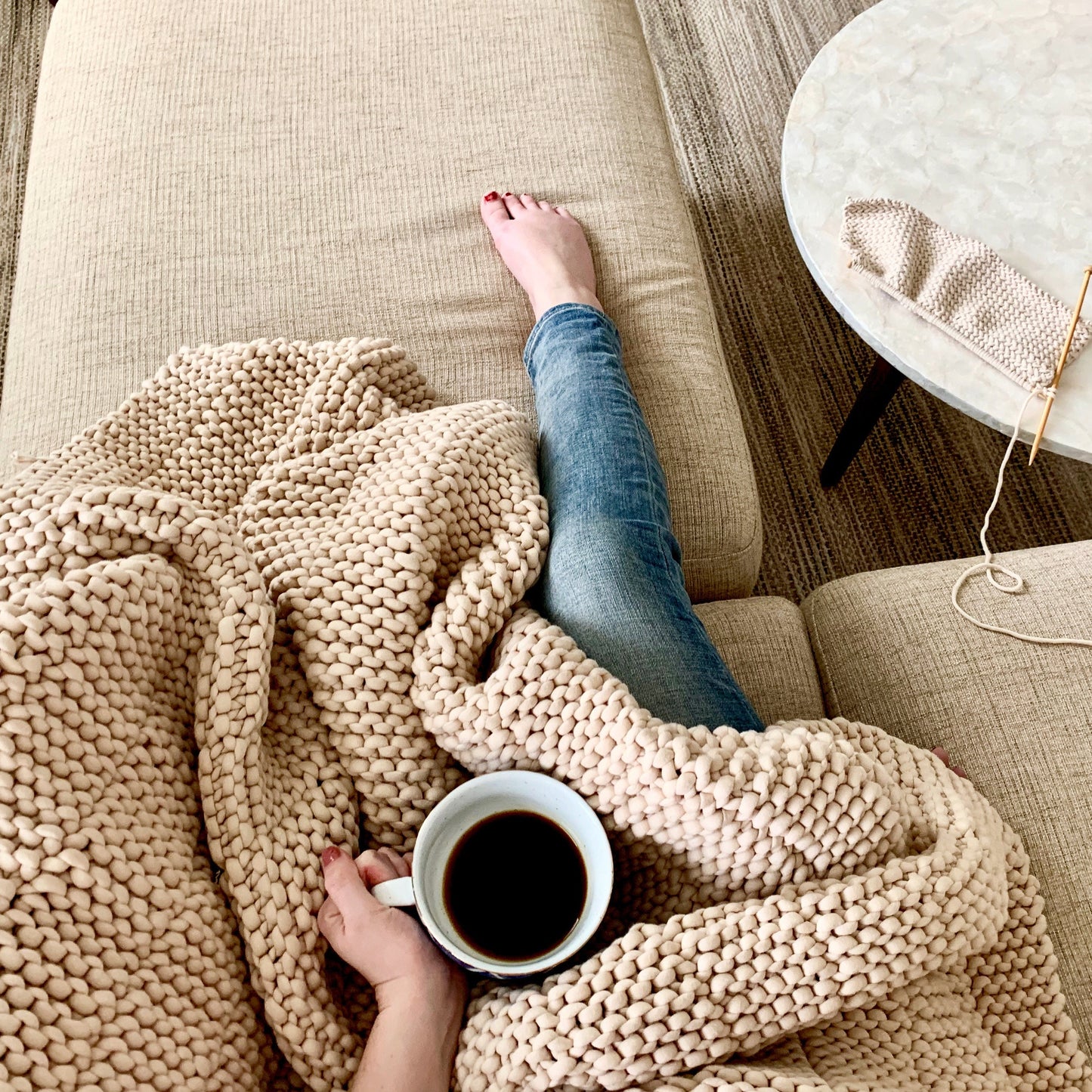 Carova Throw Knitting Pattern