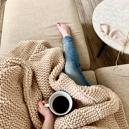 Carova Throw Knitting Pattern