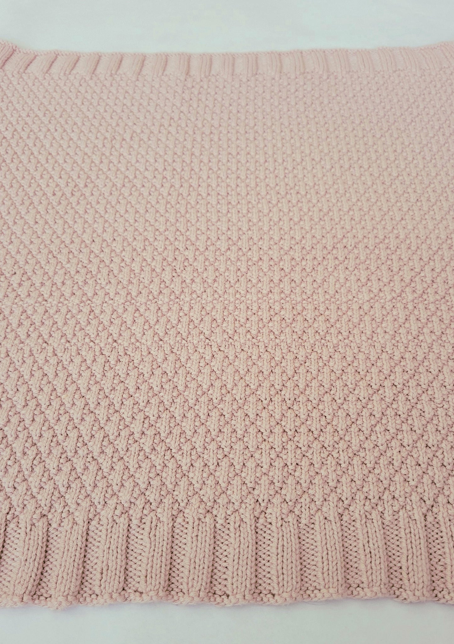 Seersucker Baby Blanket Knitting Pattern