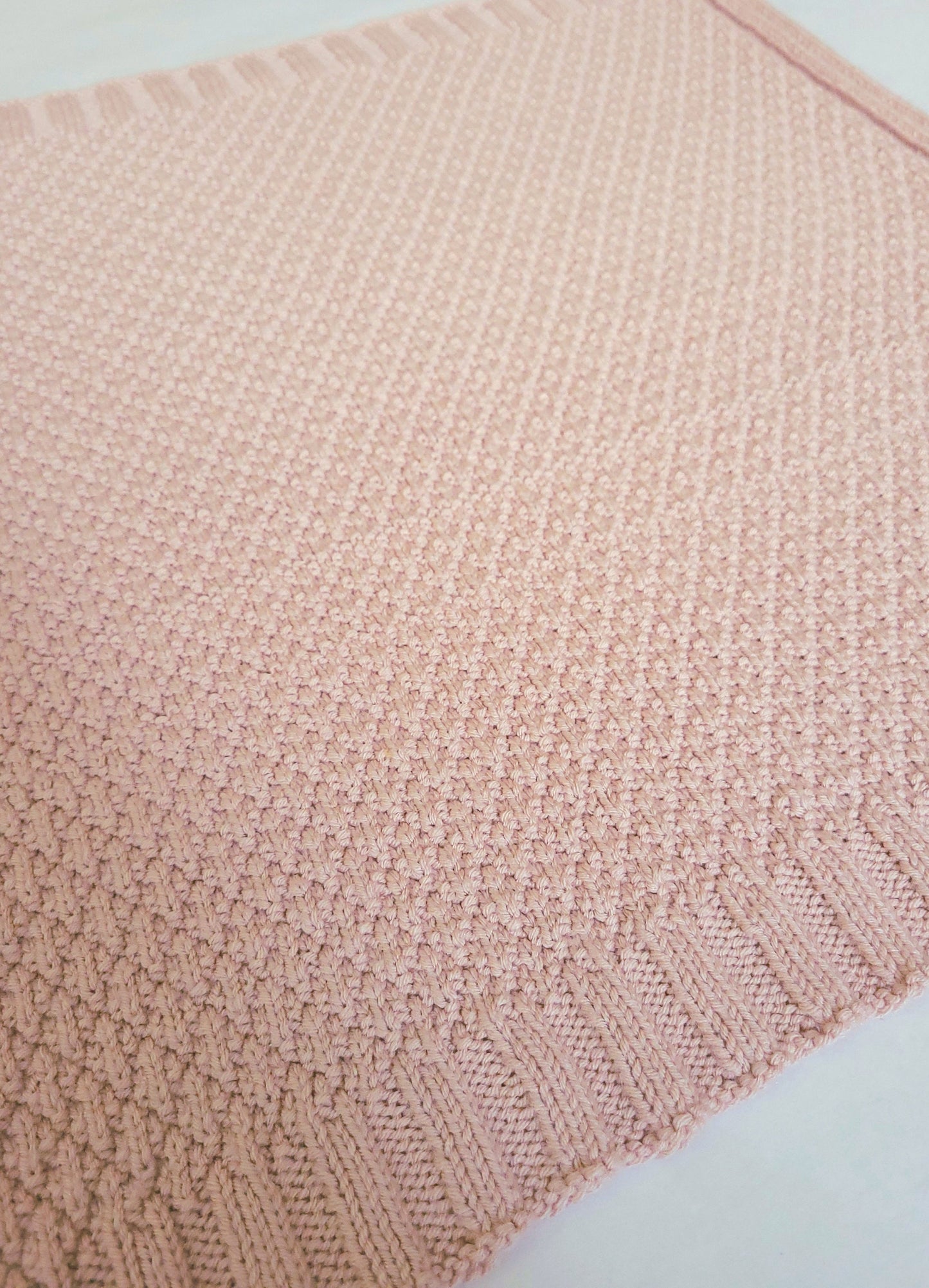 Seersucker Baby Blanket Knitting Pattern