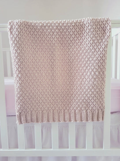 Seersucker Baby Blanket Knitting Pattern