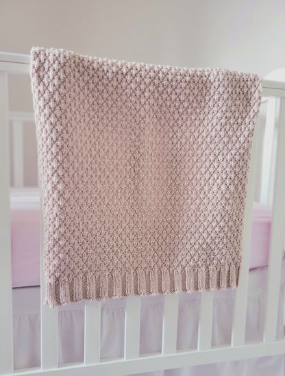 Seersucker Baby Blanket Knitting Pattern