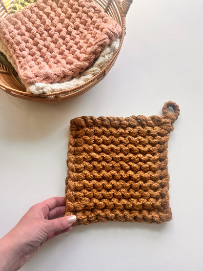 Candor Potholder Knitting Pattern